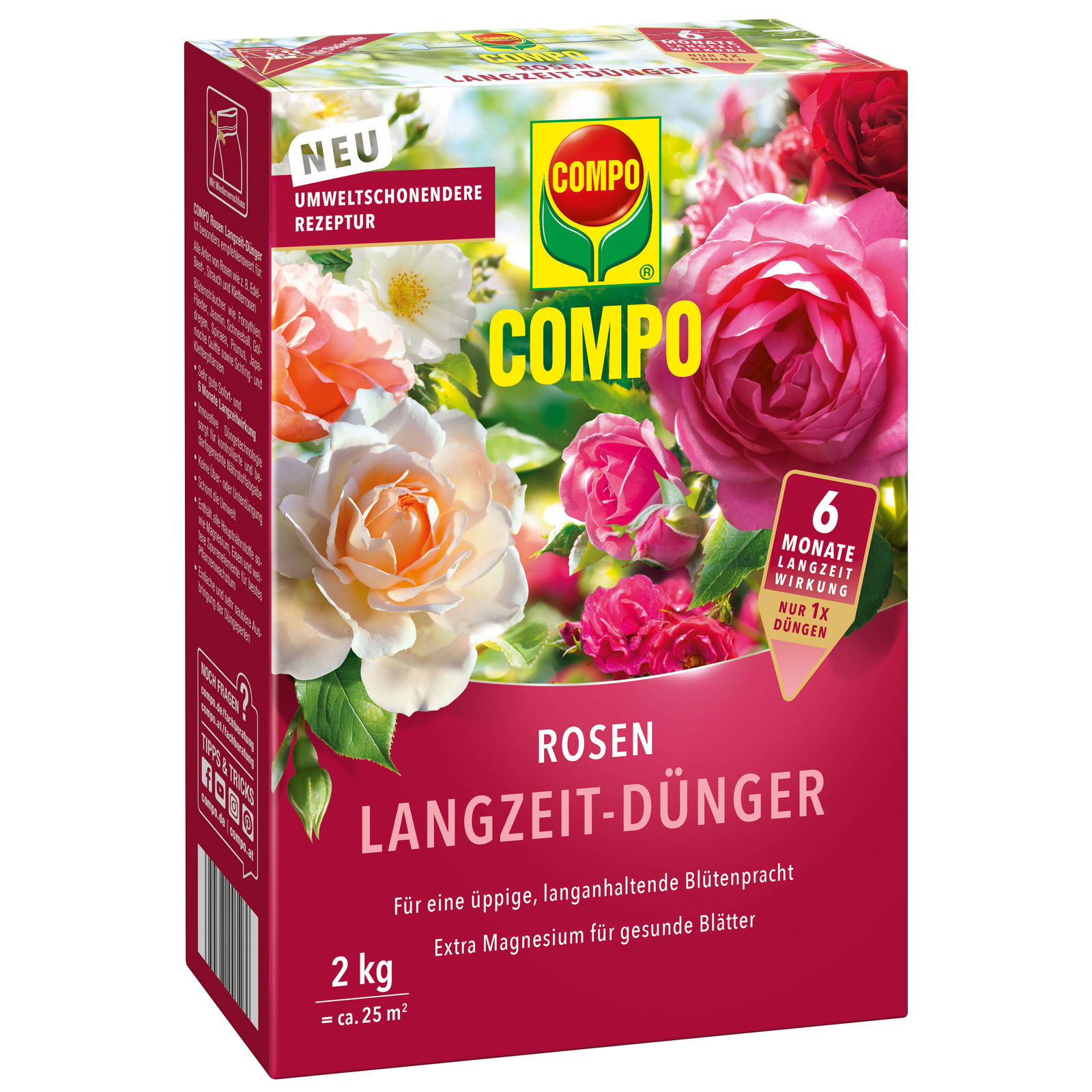 Compo Rosen Langzeit-Dünger, 2 kg