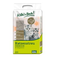 Kölle's Beste Katzenstreu Premium mit Babypuderduft, 15 l