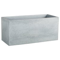 Pflanzkübel 'C-Cube Long', Stony Grey, 59 x 25 x H 26,5 cm, 21 Liter