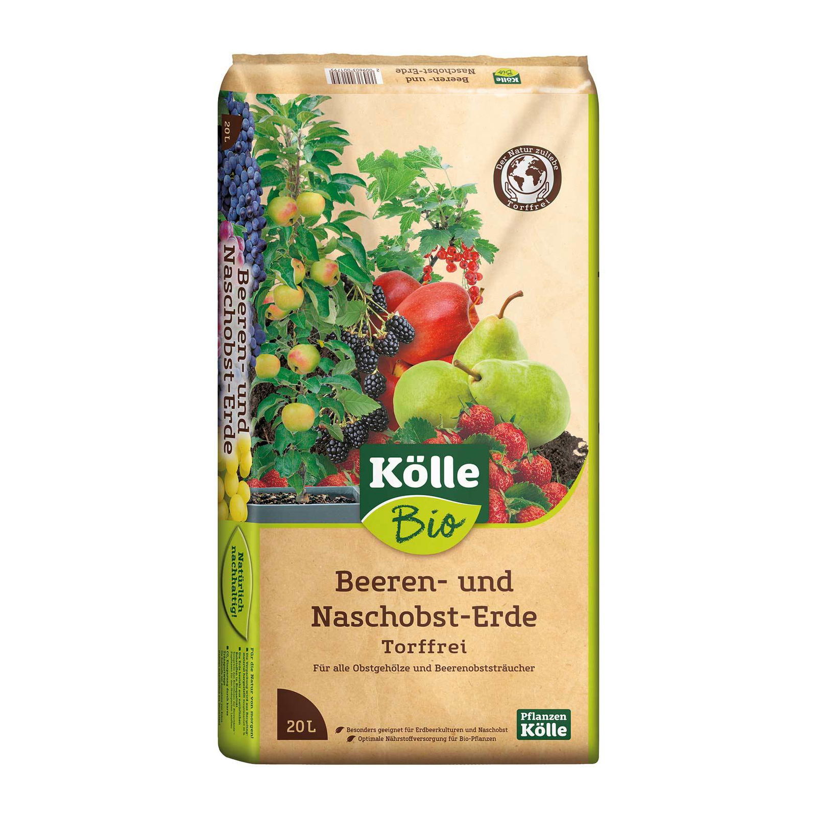 Kölle Bio Beeren- und Naschobsterde torffrei, 20l