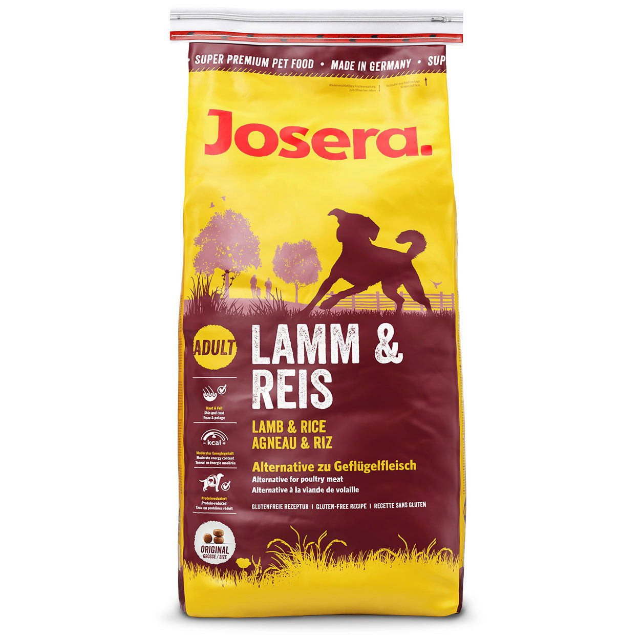 Josera Trockenfutter Exklusiv, Lamm & Reis, 900 g