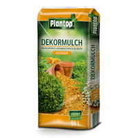 Plantop Dekormulch goldgelb, 1950 l gesamt, 39 Sack á 50 Liter