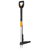 SmartFit Teleskop-Unkraut-Stecher, schwarz/orange, Länge 99-119 cm