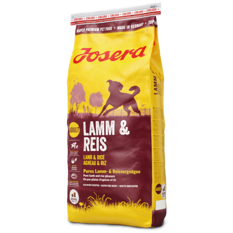 Josera Hundefutter Exklusiv, Lamm und Reis, 12,5kg