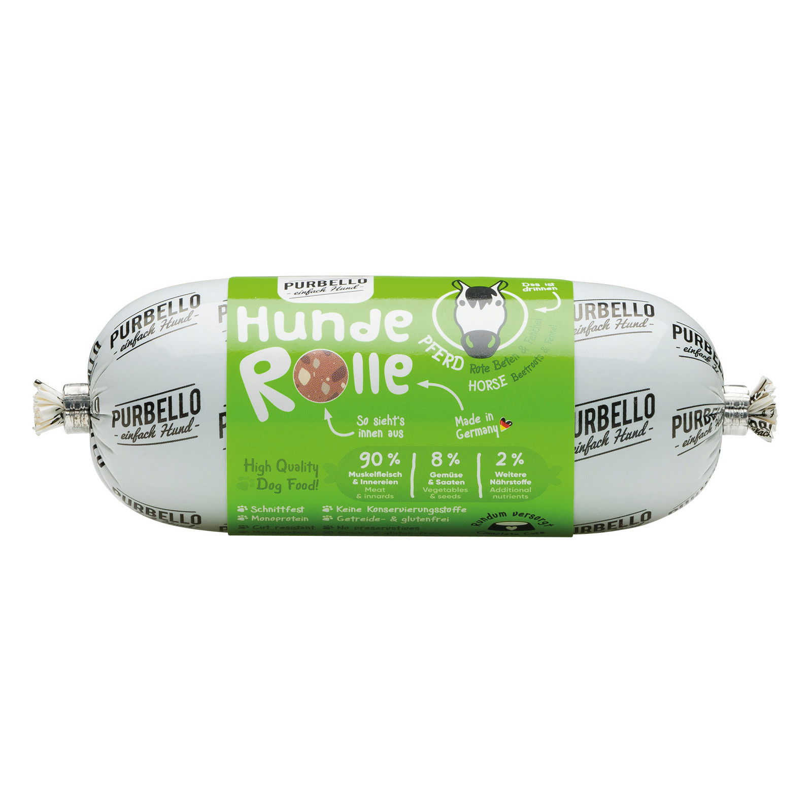 Purbello Hunderolle Pferd, 200 g