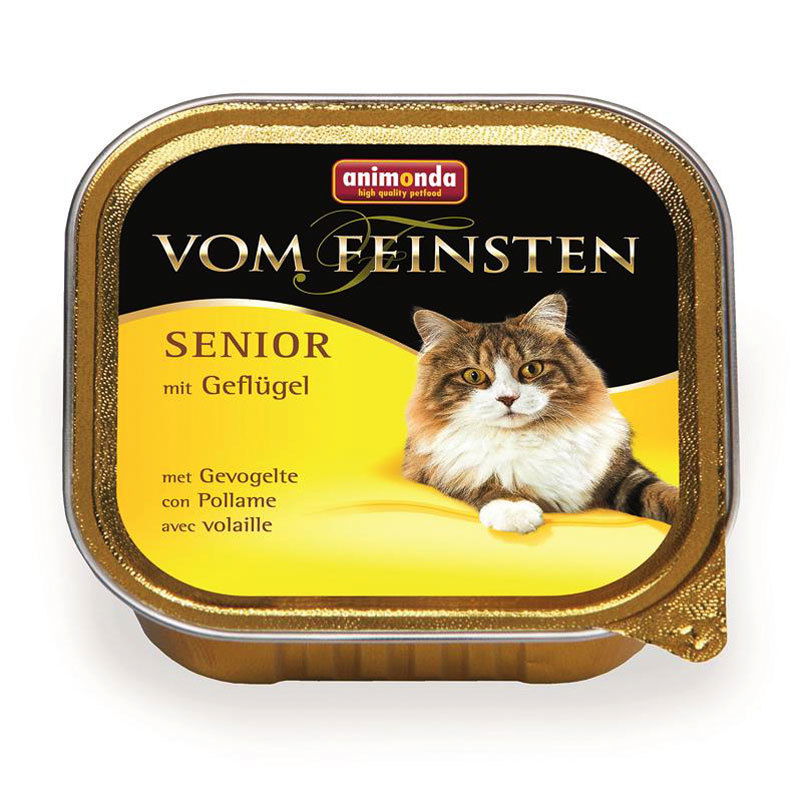 Katzenfutter, Animonda vom Feinsten Senior, Geflügel, 100g