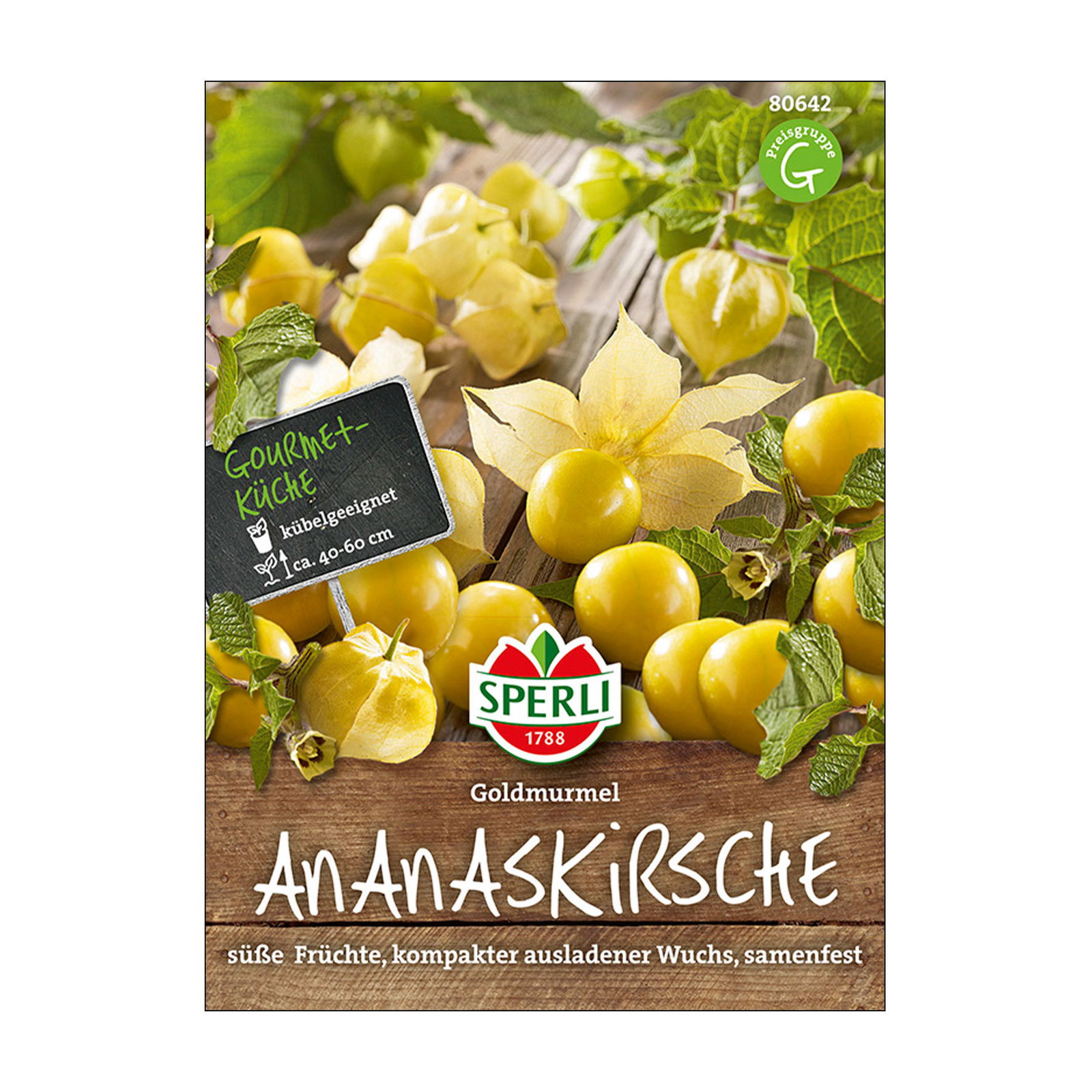 Obstsamen, Ananaskirsche 'Goldmurmel'