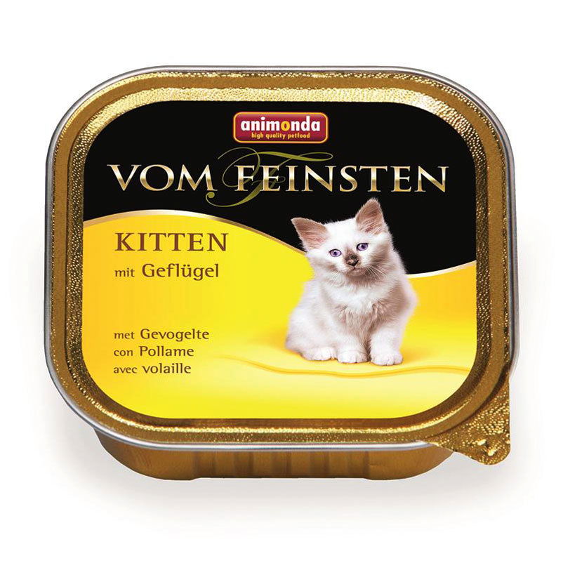 Katzenfutter, Animonda vom Feinsten Kitten, Geflügel, 100g