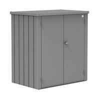 Biohort Terrassenschrank Romeo, quarzgrau metallic, feuerverzinkter Stahl