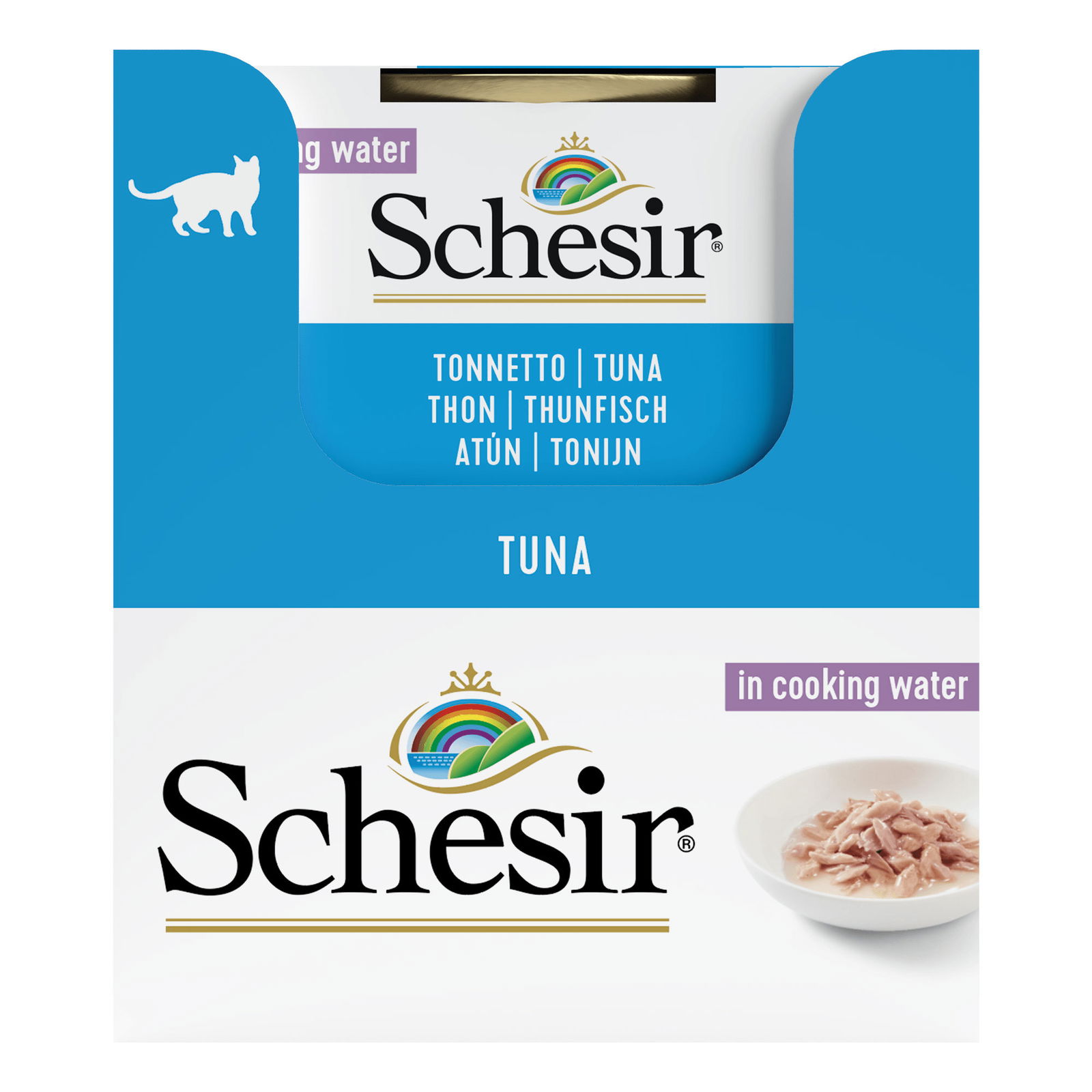 Schesir Cat Natural, Thunfisch, 85 g Dose