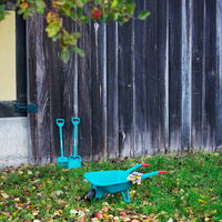 Bosch-Gartenset für Kinder mit Schubkarre, 4 teilig