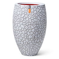 Capi Europe Pflanzvase 'Clay', elfenbein, ca. Ø 56 x H 85 cm