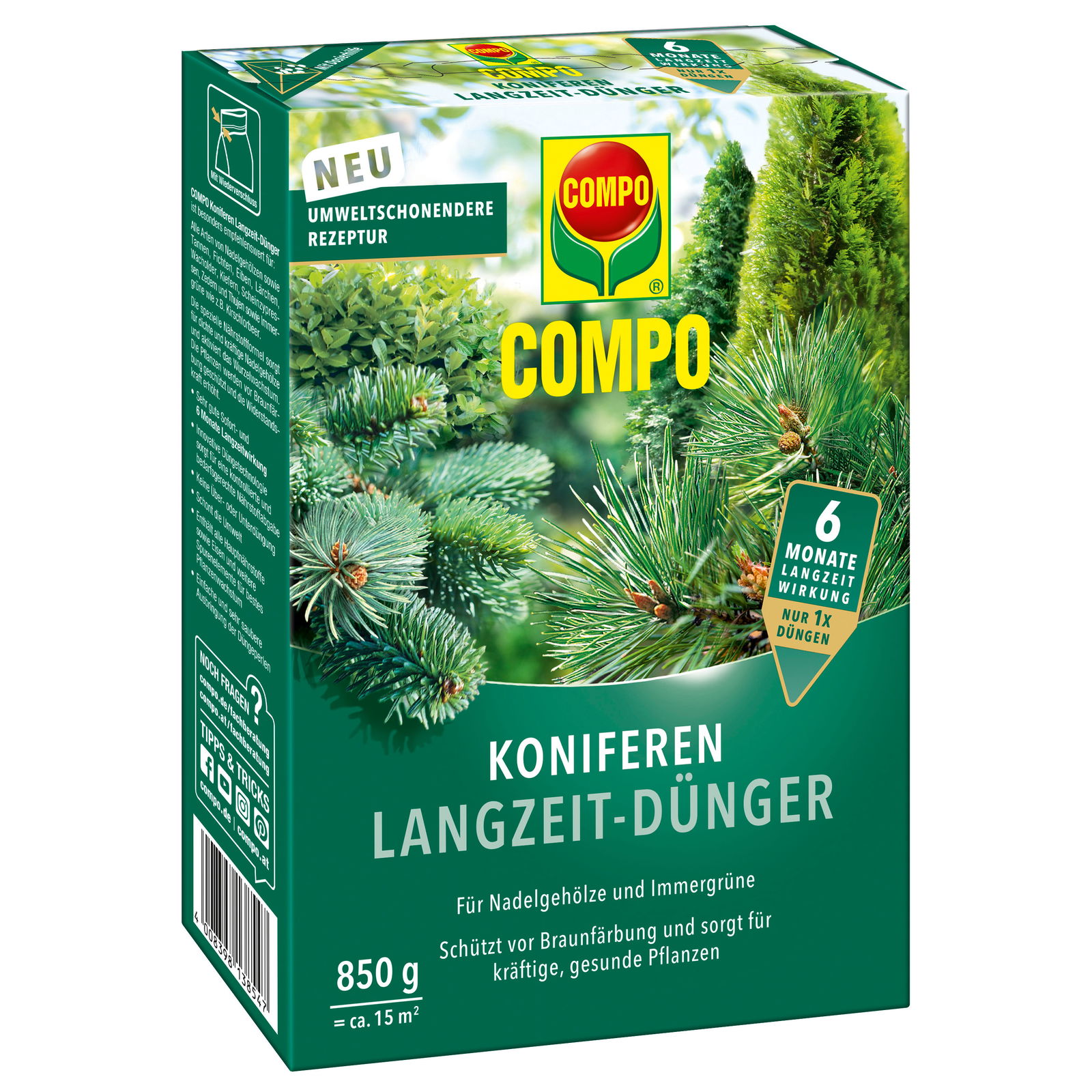 Compo Koniferen Langzeit-Dünger, 850 g