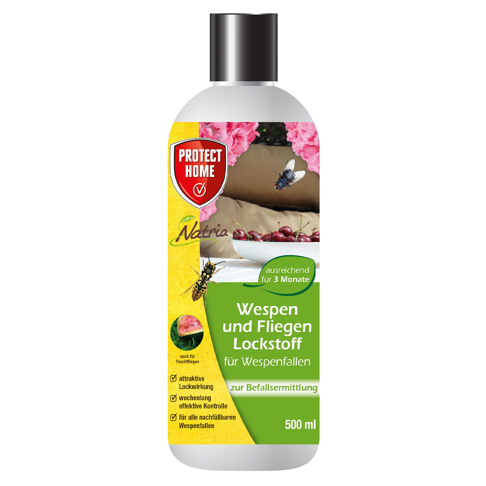 Wespen- und Fliegen-Lockstoff, Natria, Protect Garden, 500 ml