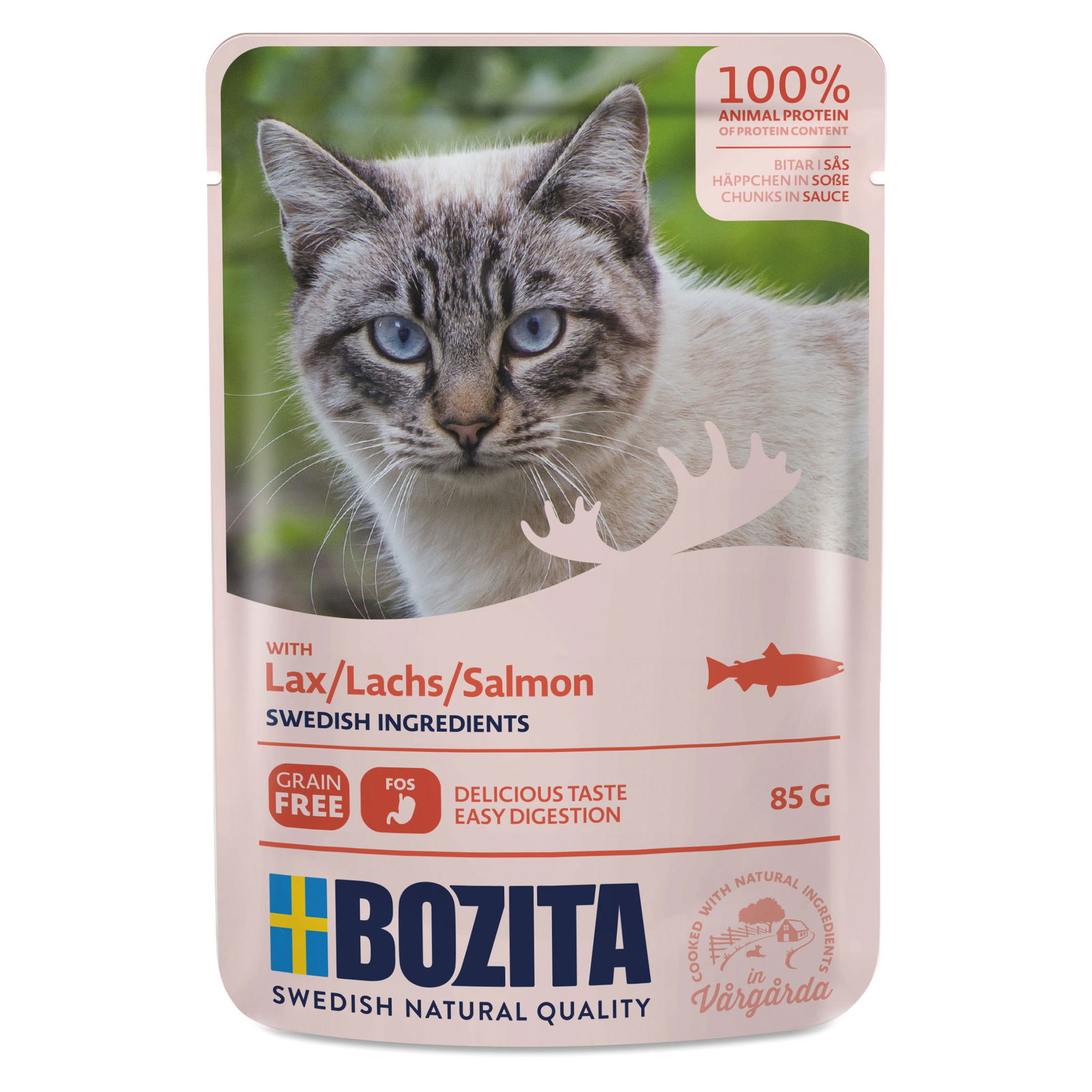 Bozita HIS Katze, Nassfutter, Lachs, 85 g