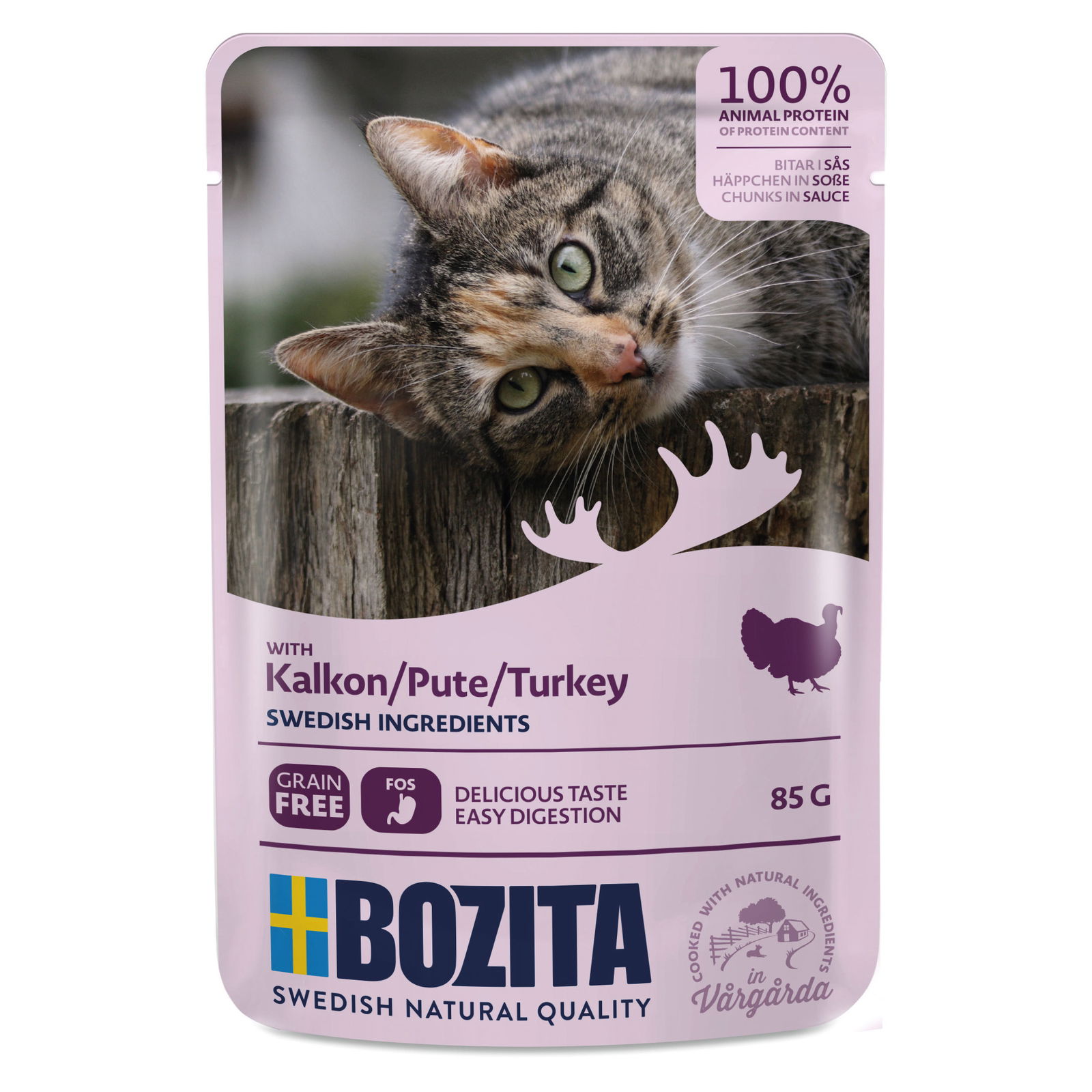 Bozita HIS Katze, Nassfutter, Pute, 85 g