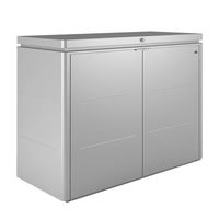 Biohort Gartenbox HighBoard Gr. 160, silber-metallic, ca. 160 x 70 x 118 cm