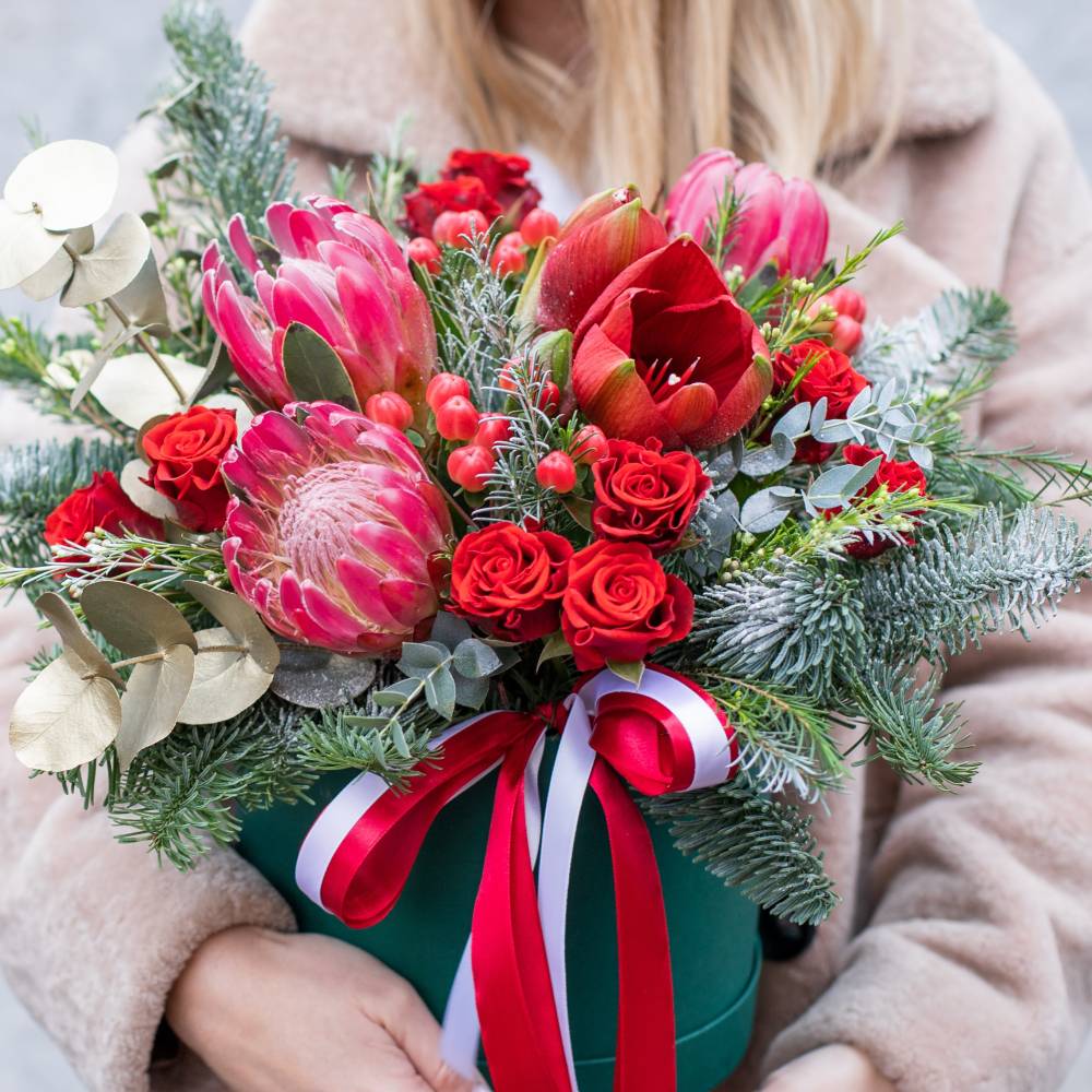 weihnachtliche-blumenstraeusse