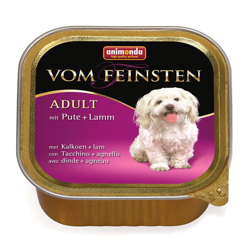 Hundefutter, Animonda vom Feinsten Adult, Pute und Lamm, 150g