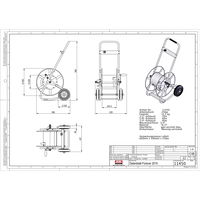 Alba-Krapf Schlauchwagen 'Forever', Metall, Schlauchdurchmesser 13/16/19/ 25 mm