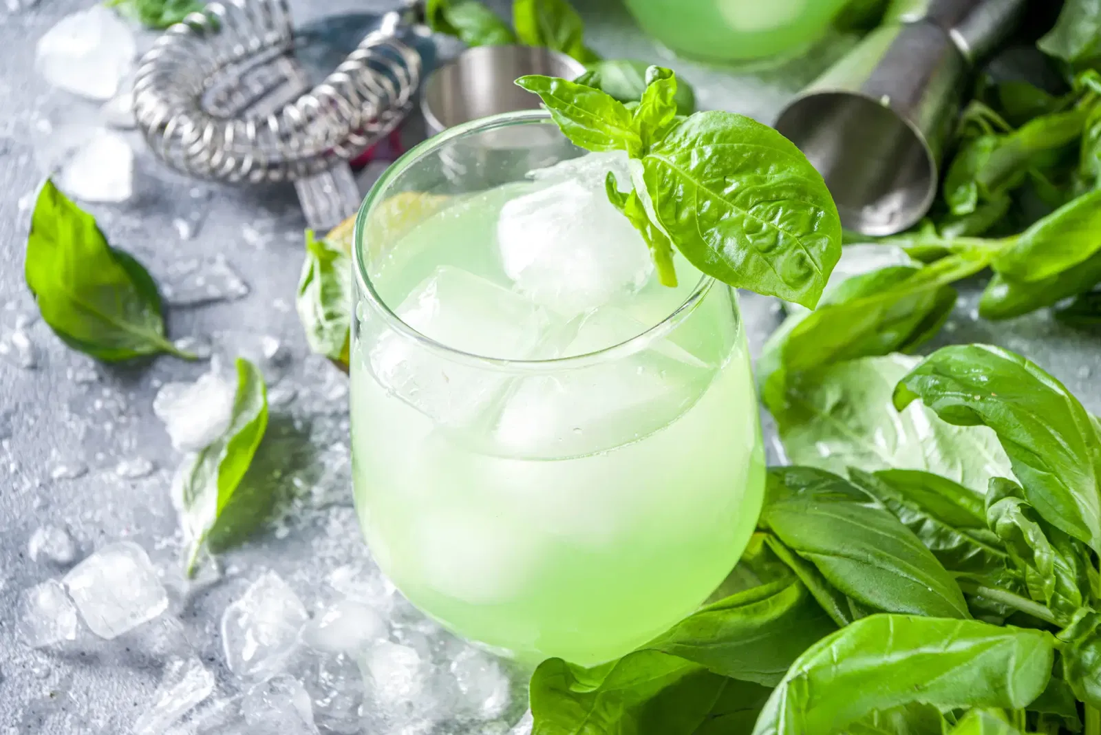 Gin Basil Smash