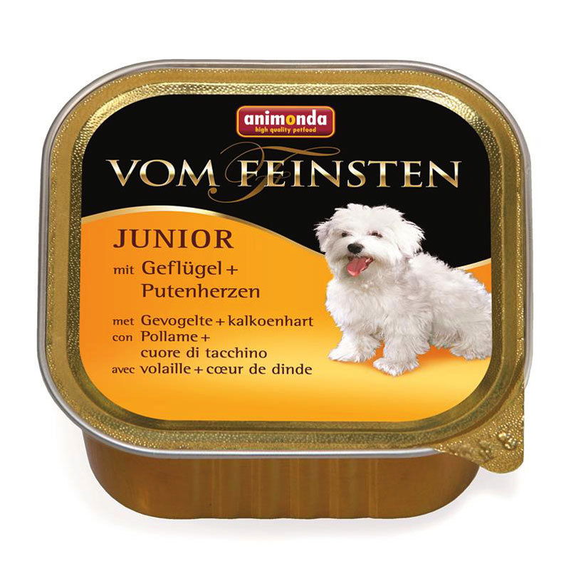 Animonda vom Feinsten Welpen, Geflügel und Putenherzen, 150g