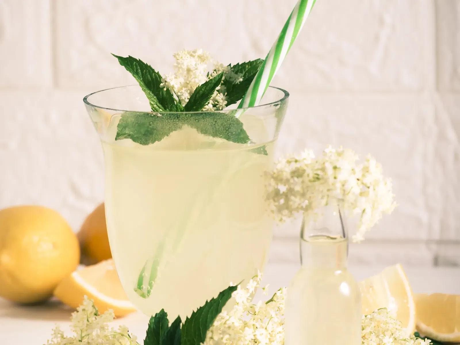 Holunderblüten Limonade