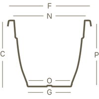Euro 3 Plast Pflanzkübel Linteo terra
