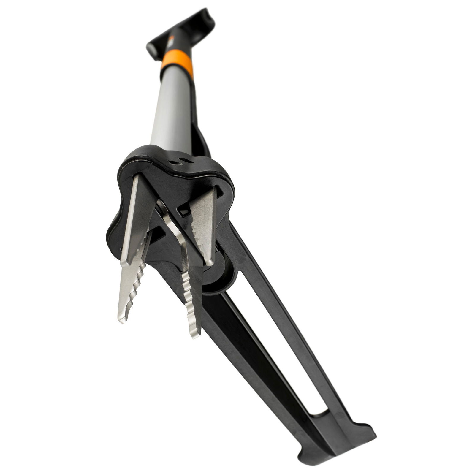 SmartFit Teleskop-Unkraut-Stecher, schwarz/orange, Länge 99-119 cm