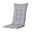 Auflage 'Panama', light grey, grau