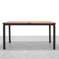 Tisch 'Kingsbury', schwarz/braun, FSC-Holz, ca. 140 x 80 x 75 cm