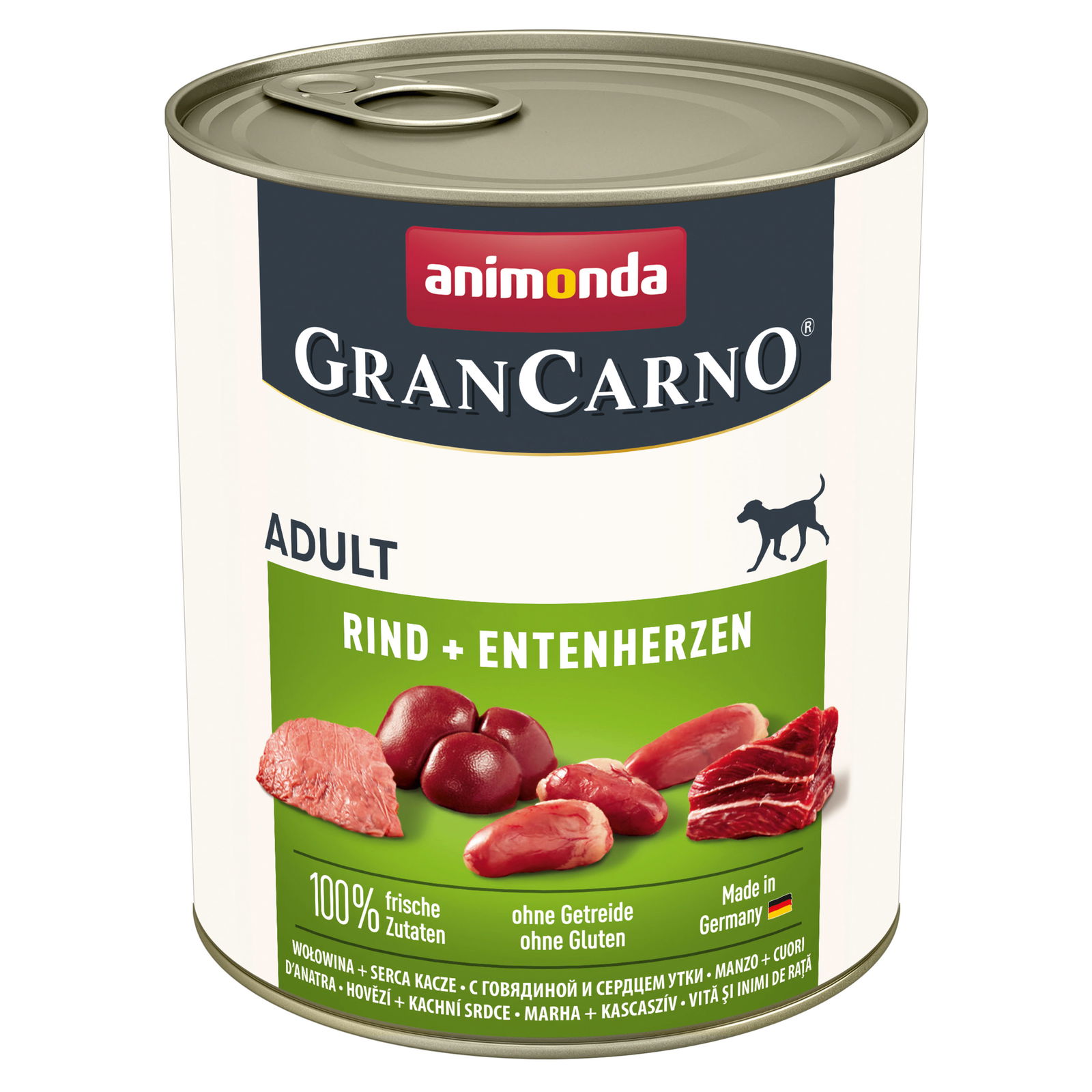 Hundefutter 'Animonda Cran Carno ® Adult', Rind & Entenherz