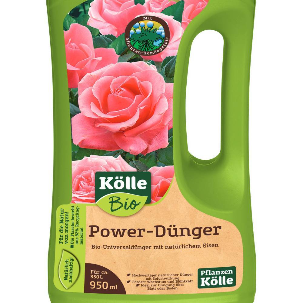 Kölle Bio Powerdünger mit natürlichem Eisen, 950 ml