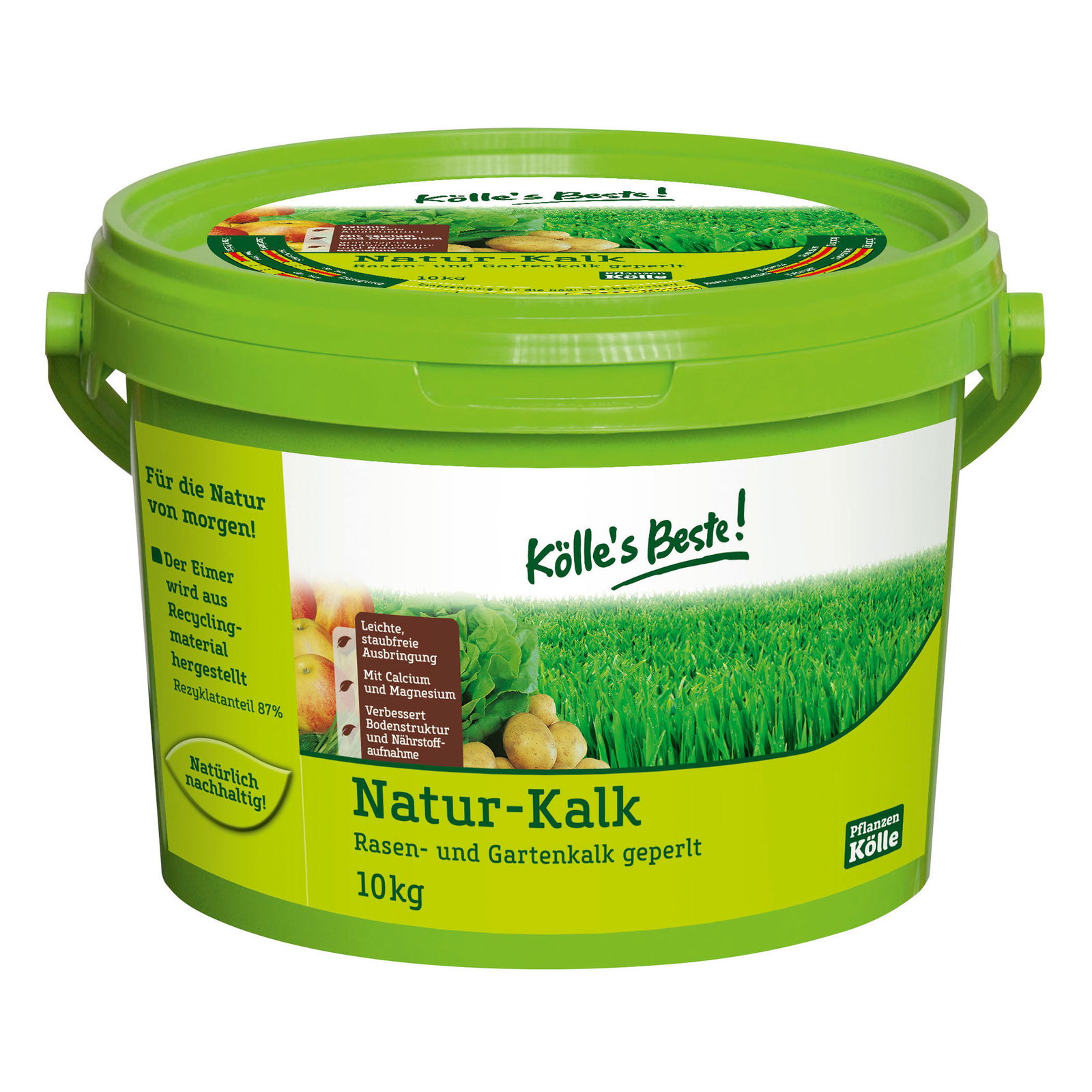 Kölle's Beste Naturkalk geperlt, 10 kg Eimer