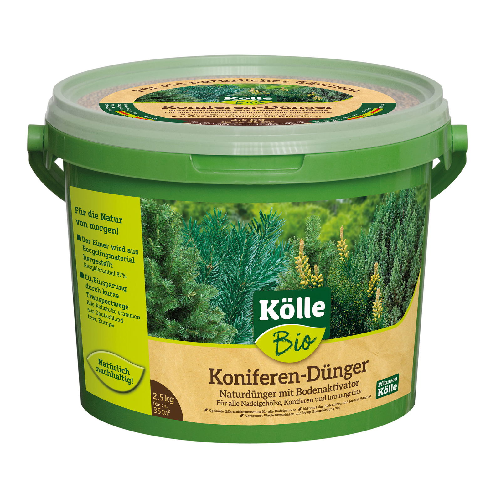 Kölle Bio Koniferendünger, 2,5 kg Eimer