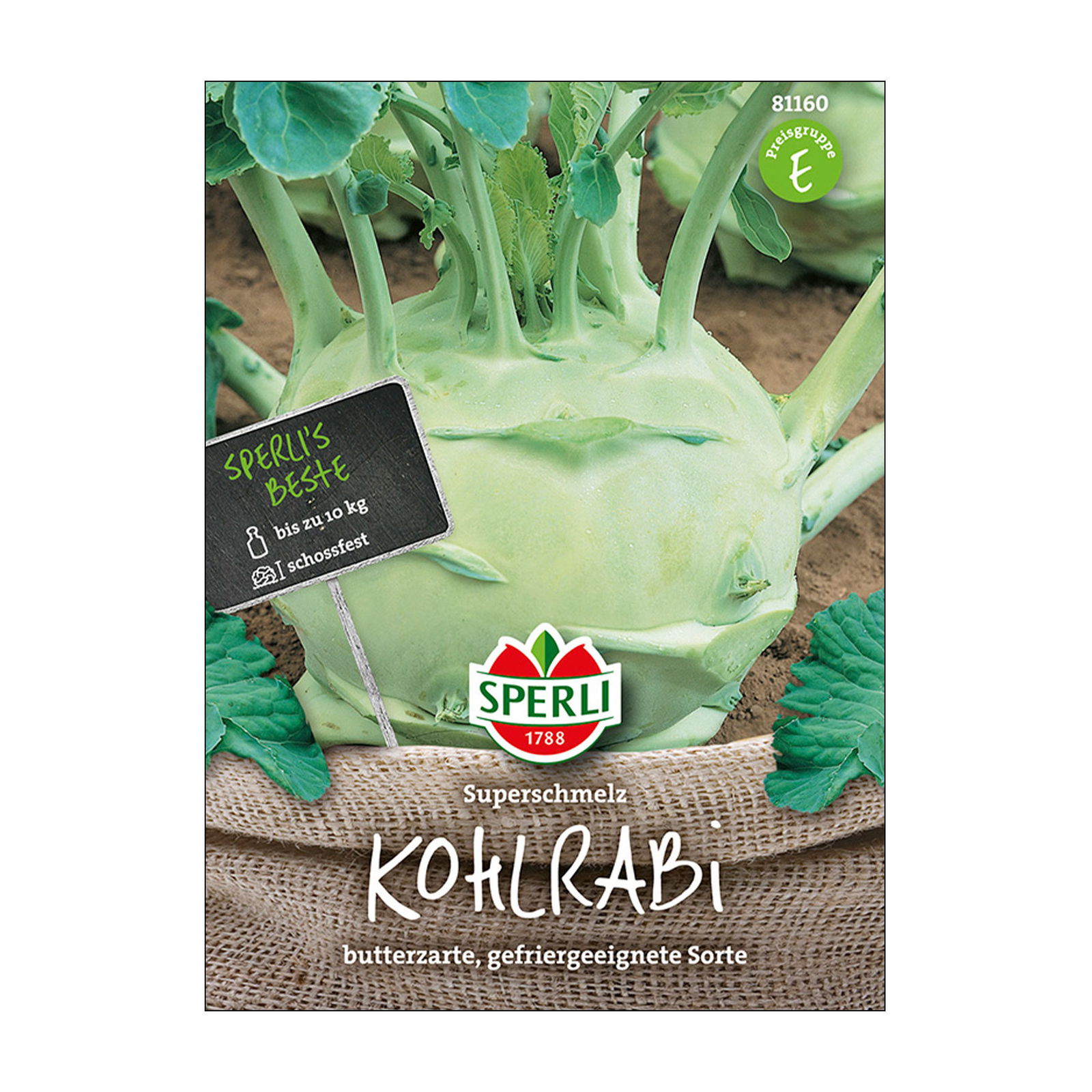 Gemüsesamen, Kohlrabi 'Superschmelz'