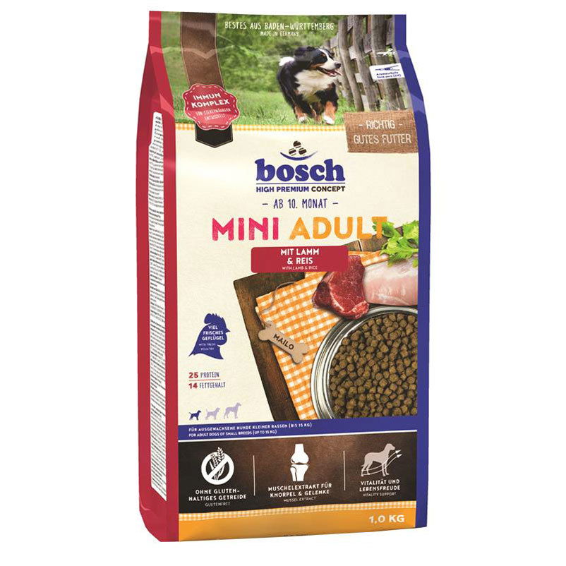 Bosch HPC Mini Adult, Lamm und Reis, 1 kg