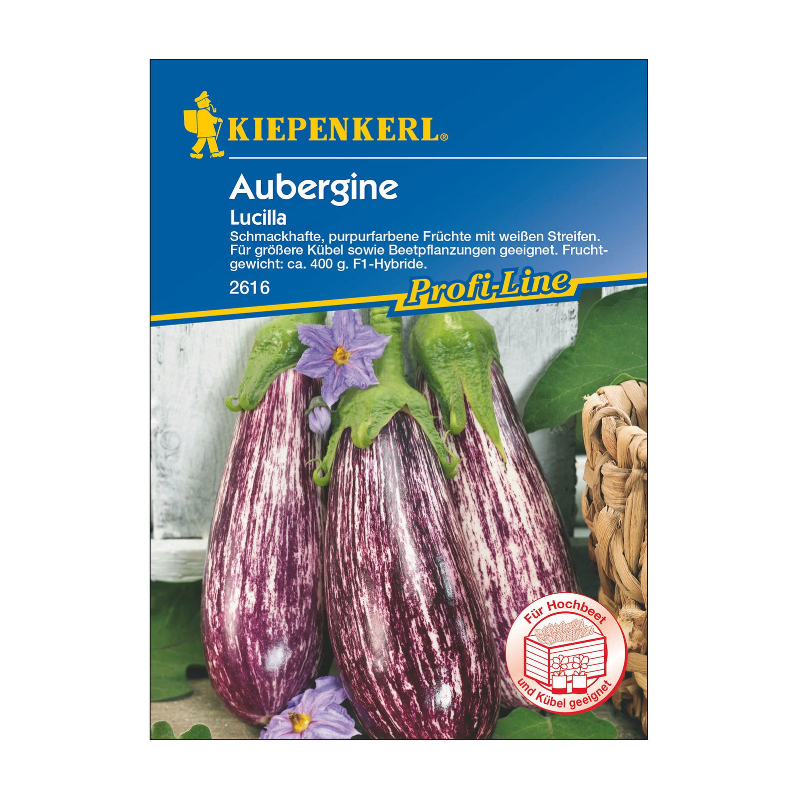 Auberginensamen, Aubergine 'Lucilla'